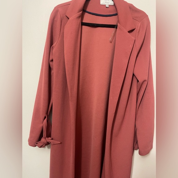 Long Pink Business Cardigan - Picture 2 of 3